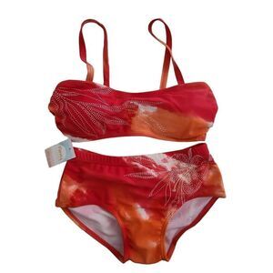 Orange Red Bikini Small / Extra Small